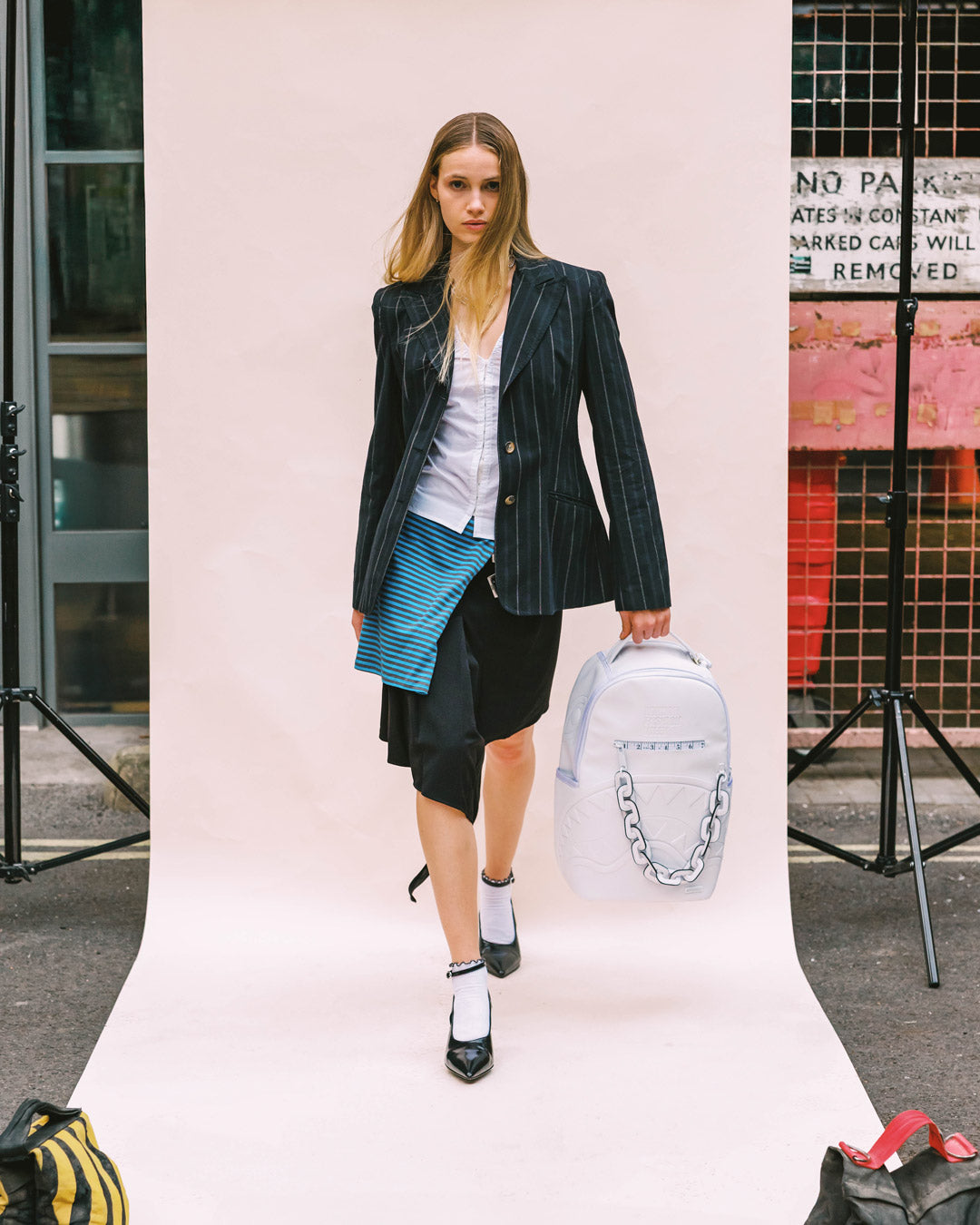 LONDON FASHION WEEK MADE TO MEASURE BACKPACK