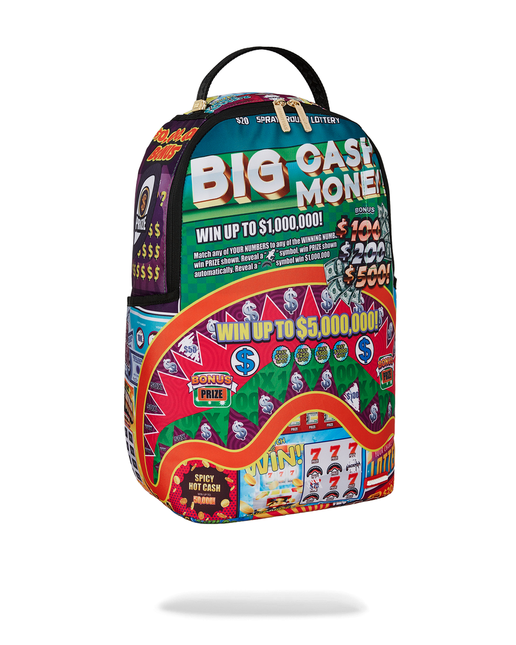 BIG MONEY BIG MONEY BACKPACK (COMES WITH SCRATCH OFF PLAYING CARD)