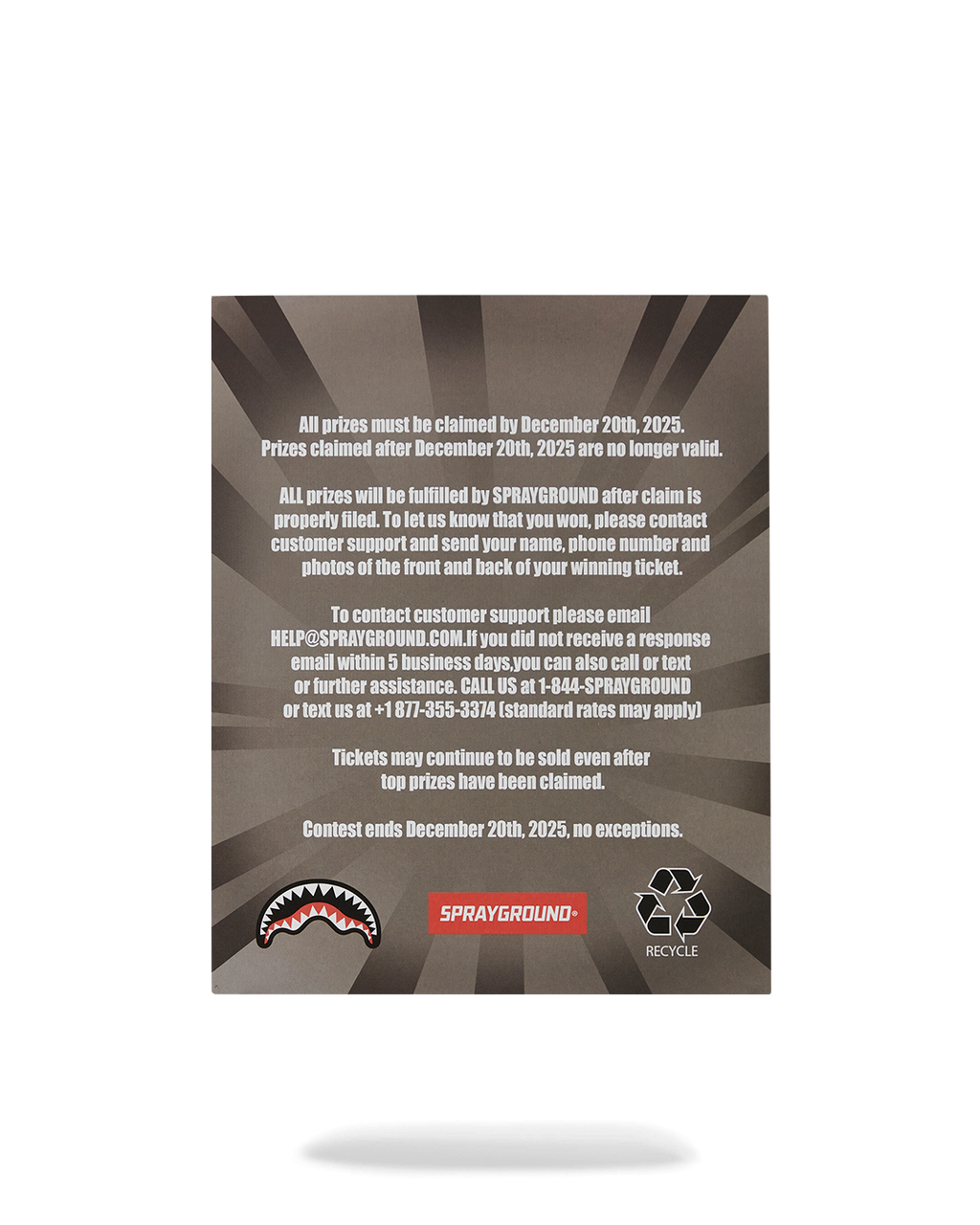 BIG MONEY BIG MONEY BACKPACK (COMES WITH SCRATCH OFF PLAYING CARD)